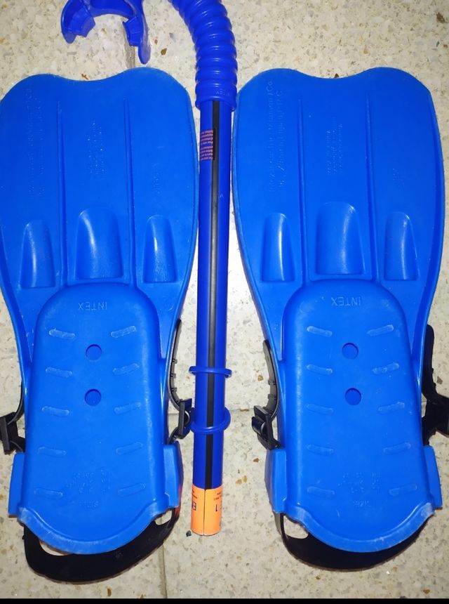 ALETAS BUCEO Y TUBO  NIÑ@S