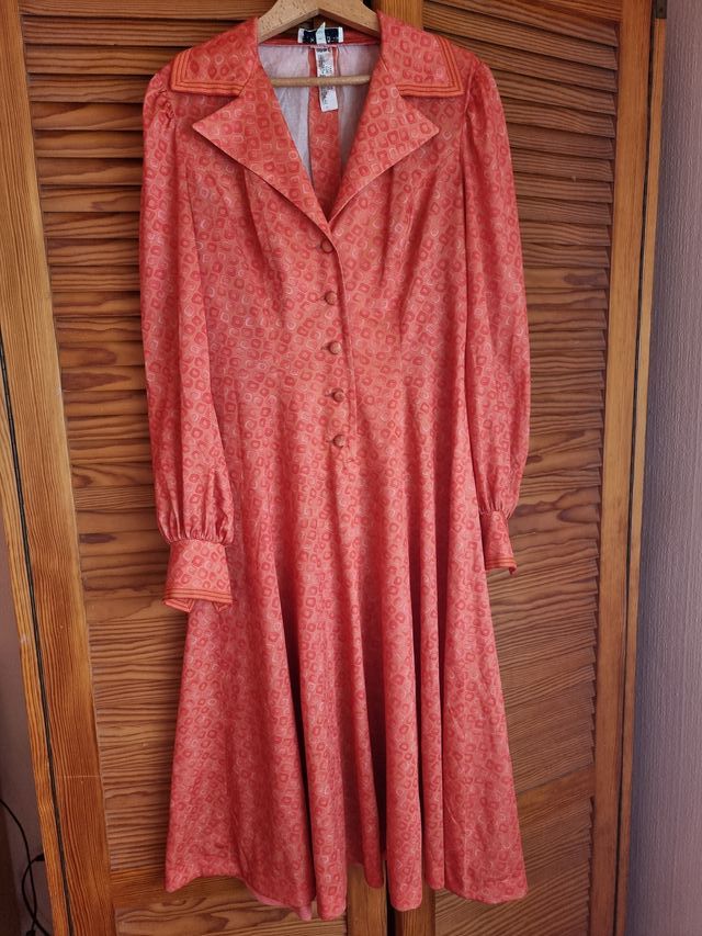 Vestido vintage original de los años 70