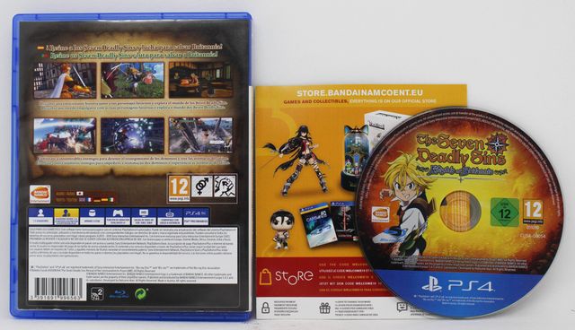 THE SEVEN DEADLY SINS PLAYSTATION 4 PAL ESPAÑA
