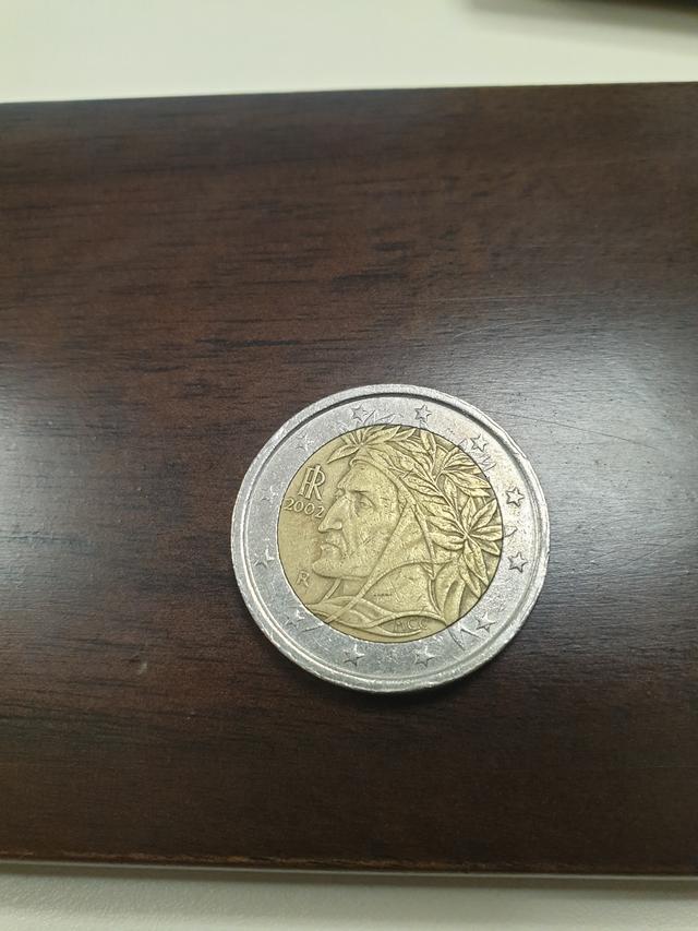 Pièce De 2 Euros Dante Alighieri 2002