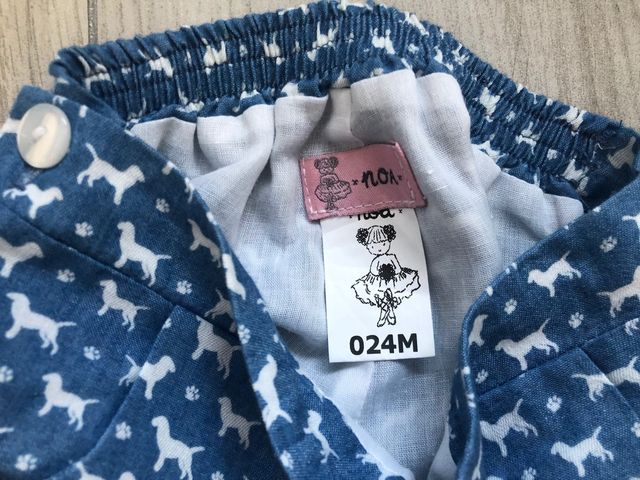 Cubre pañal azul klein 12-24 meses