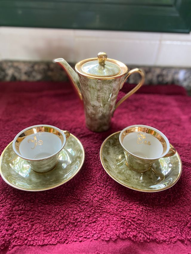 Juego de café vintage