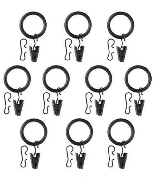 Ganchos y anillas para cortinas PRECINTADO