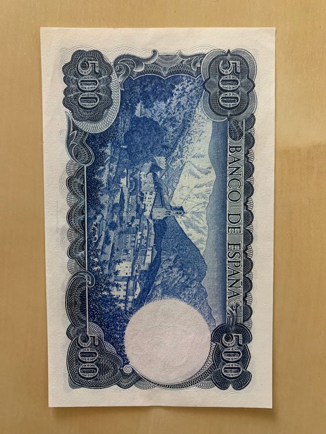 Billete 500 pesetas año 1971 no hago envios
