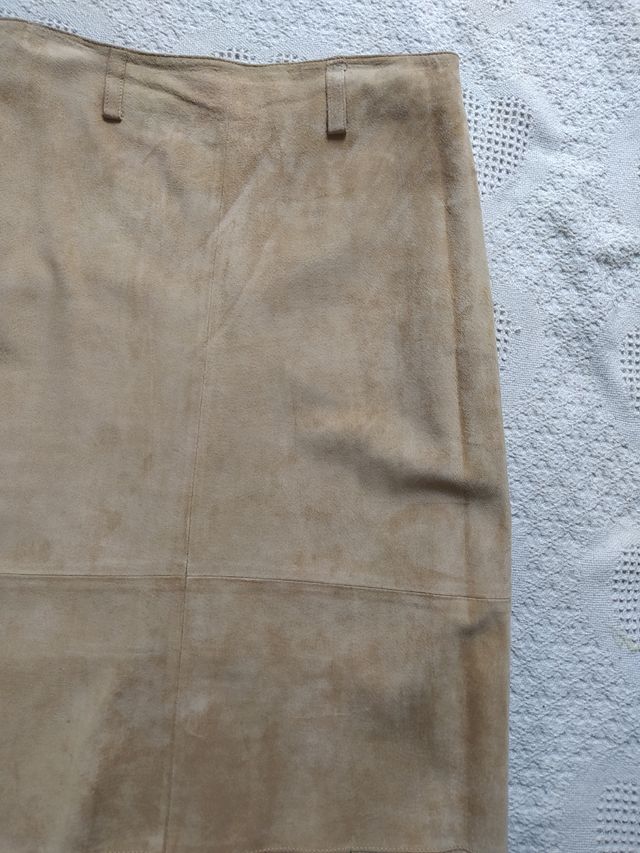 FALDA PIEN DE ANTE CON FLECOS MARCA HELIUM