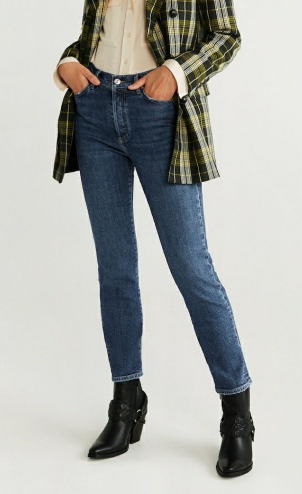 vaquero mango talla 42