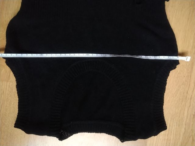 Vestido de punto semitransparente