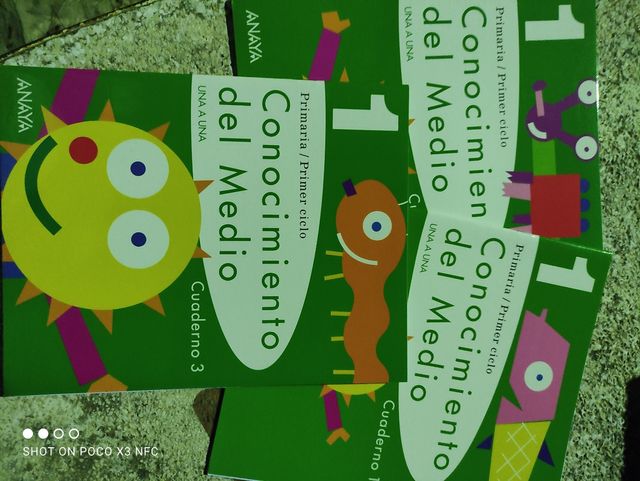 Cuadernillos de conocimiento del medio.Una a una.