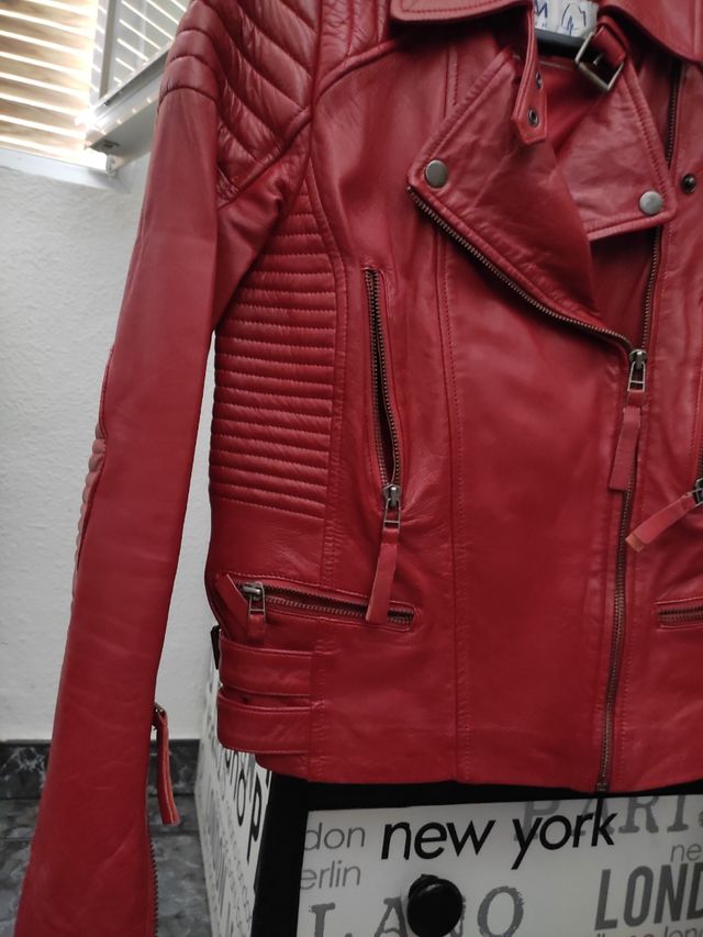 chaqueta de cuero mujer