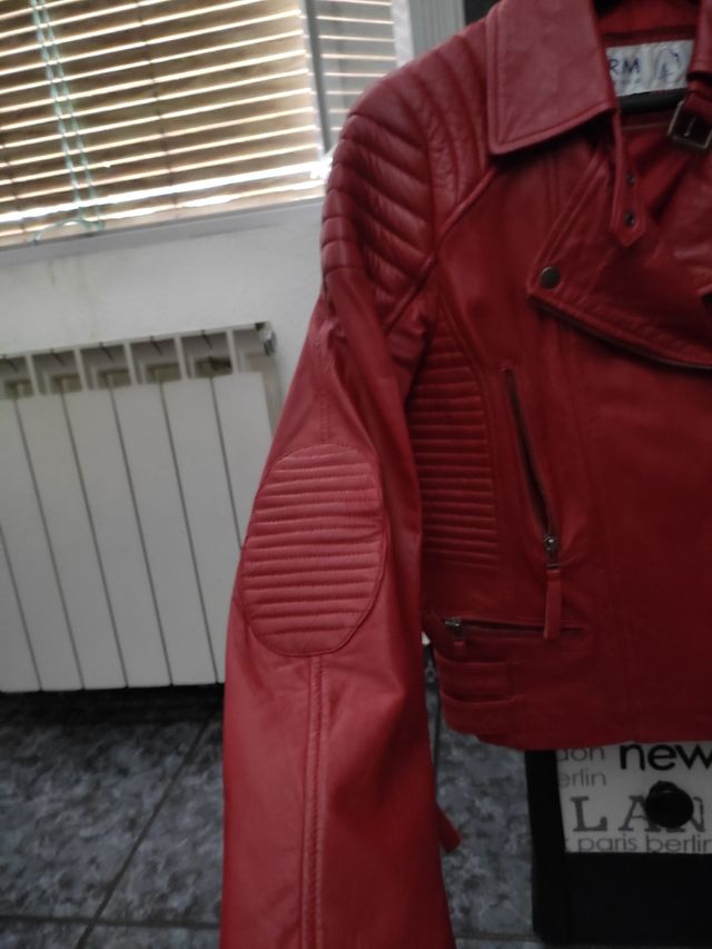 chaqueta de cuero mujer