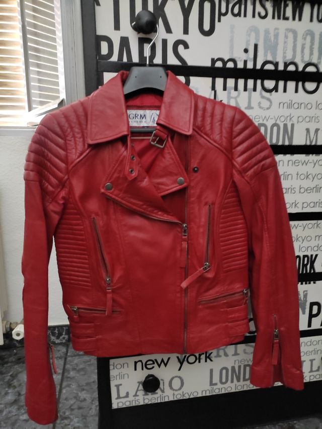 chaqueta de cuero mujer