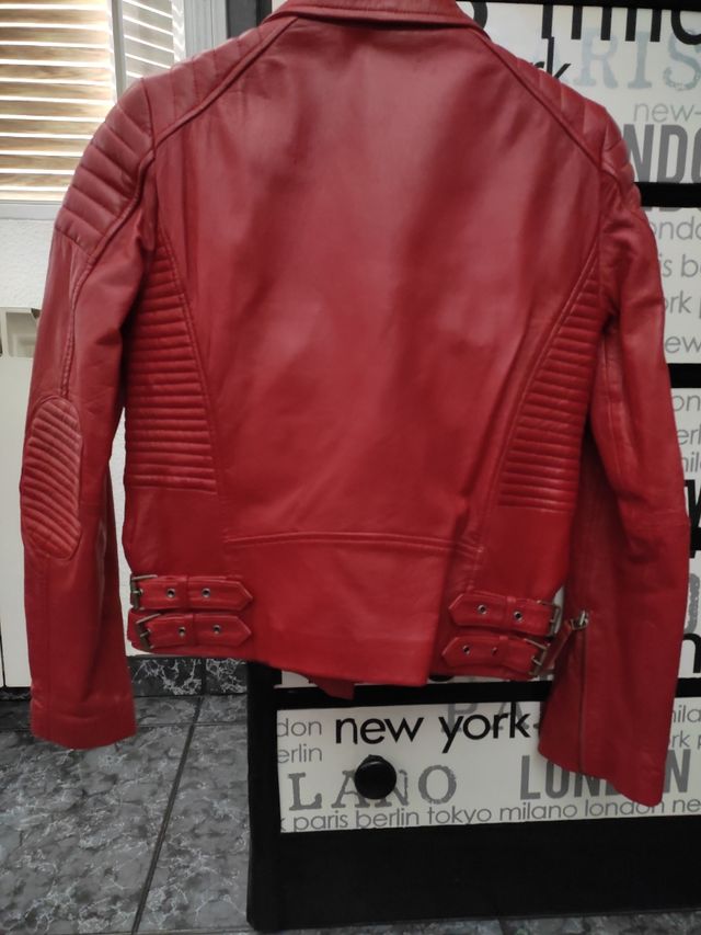 chaqueta de cuero mujer