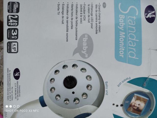 Standard baby monitor más.