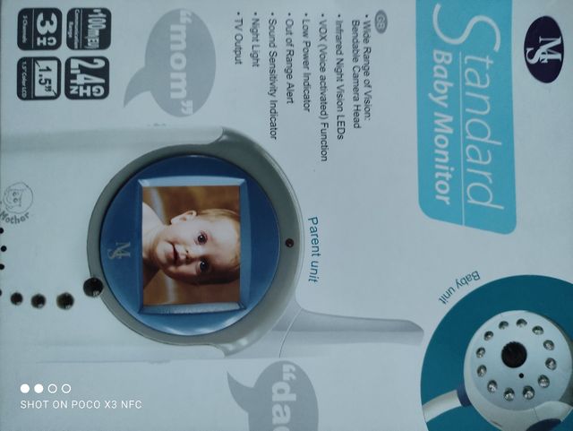 Standard baby monitor más.
