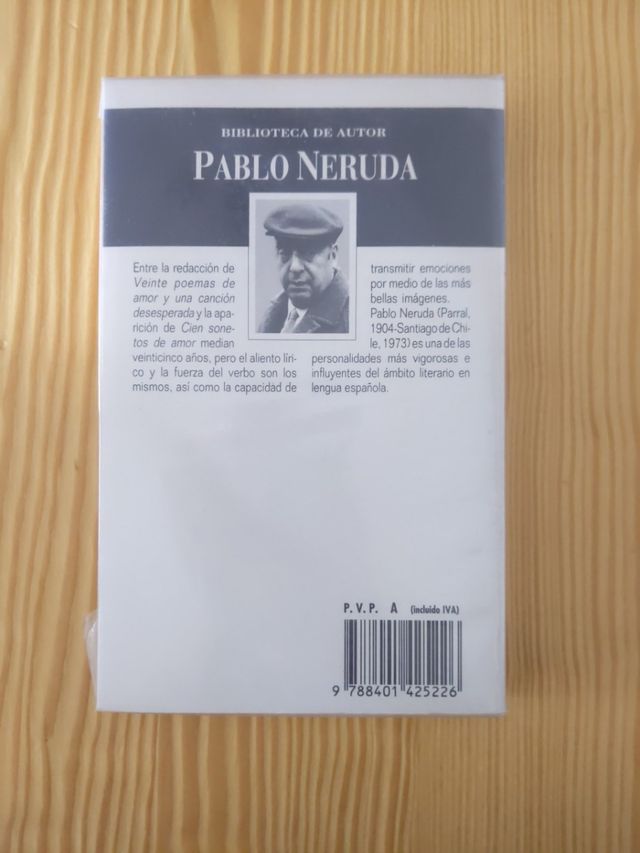 Poesía Pablo Neruda veinte poemas