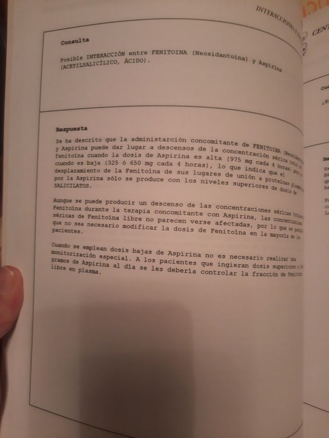 Libro de Consultas farmacéuticas.