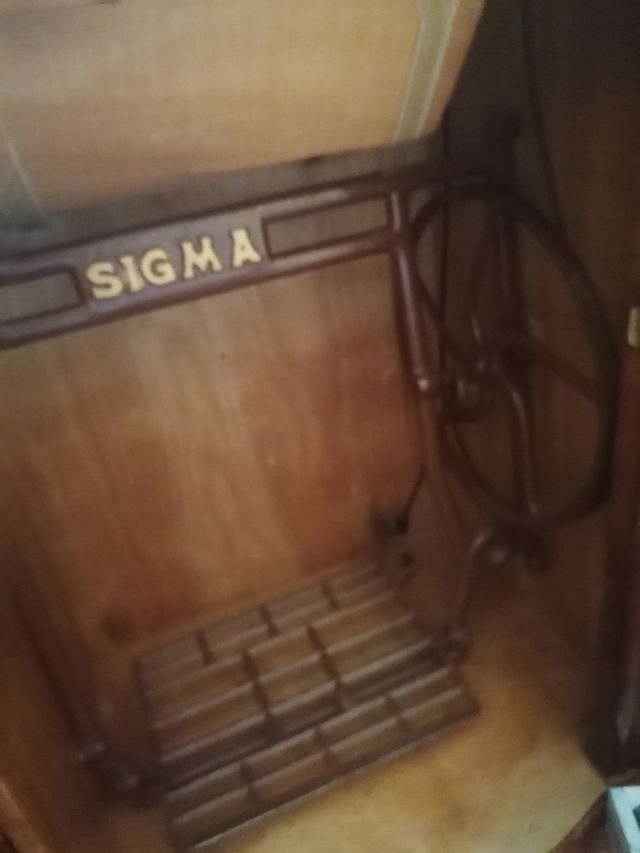 máquina de cocer antigua  singer