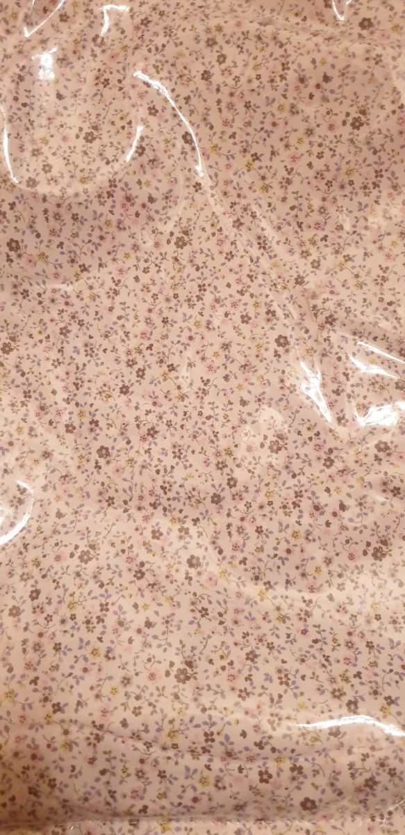 Bolso flores cochecito bebe plastificado