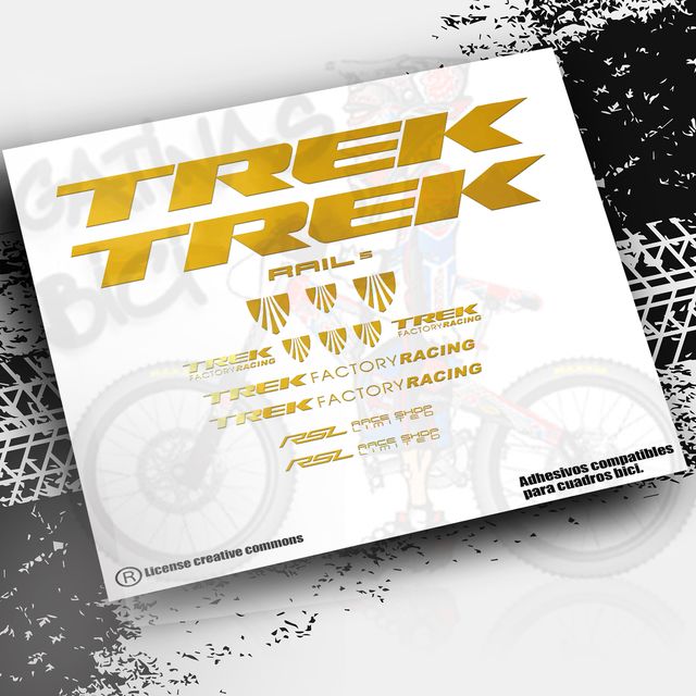 Pegatinas cuadro TREK RAIL 5 PB68