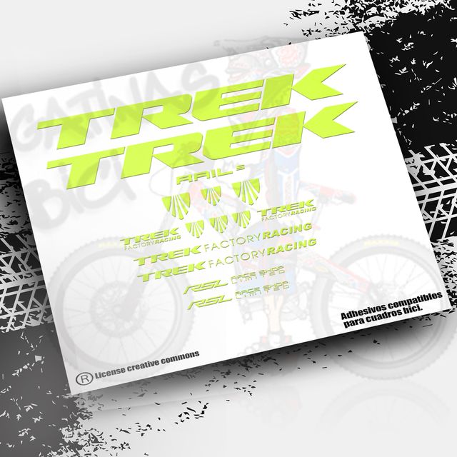 Pegatinas cuadro TREK RAIL 5 PB68