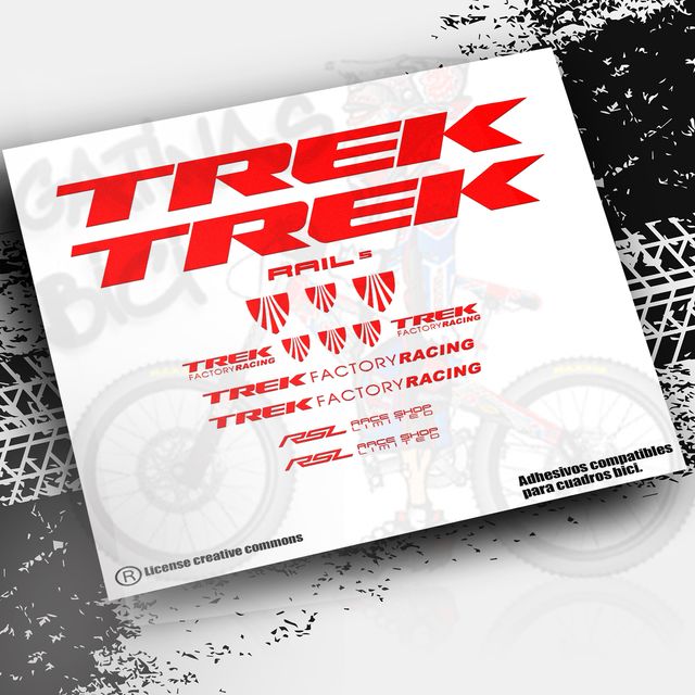 Pegatinas cuadro TREK RAIL 5 PB68