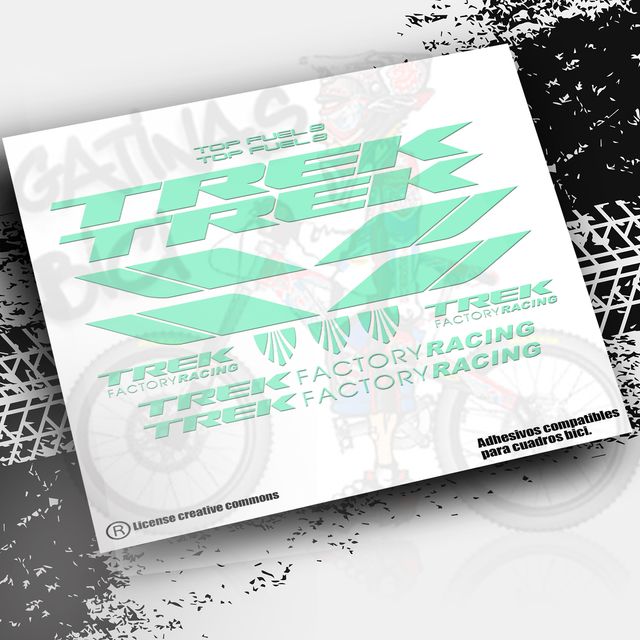 Pegatinas cuadro TREK TOP FUEL 8 PB72