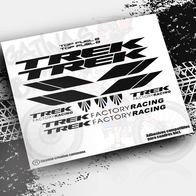 Pegatinas cuadro TREK TOP FUEL 8 PB72