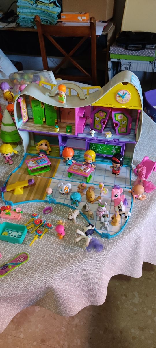 Pin y Pon Lote. 42 pin y pon más 5 sirenas PINY. 1