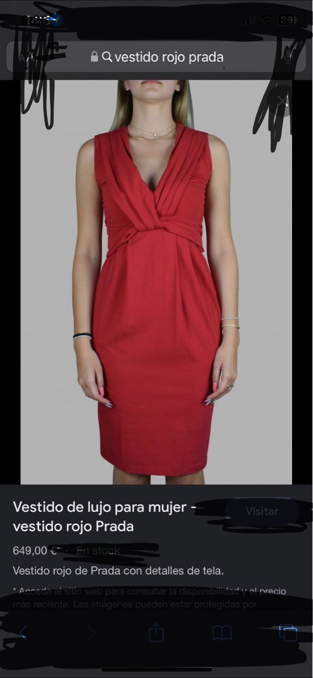 Vestido Prada VER FOTOS  ENVÍO GRATIS CERTIFICADO 