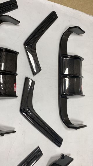 Difusor Trasero Carbono 3 Piezas BMW M3 M4 F80 F82