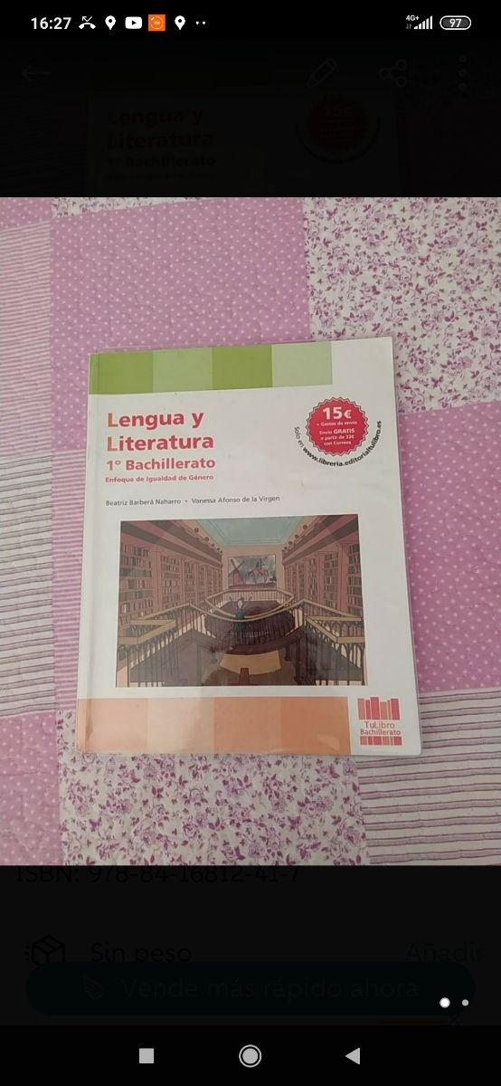 Castellano 1º bachiller. (Tengo dos libros )