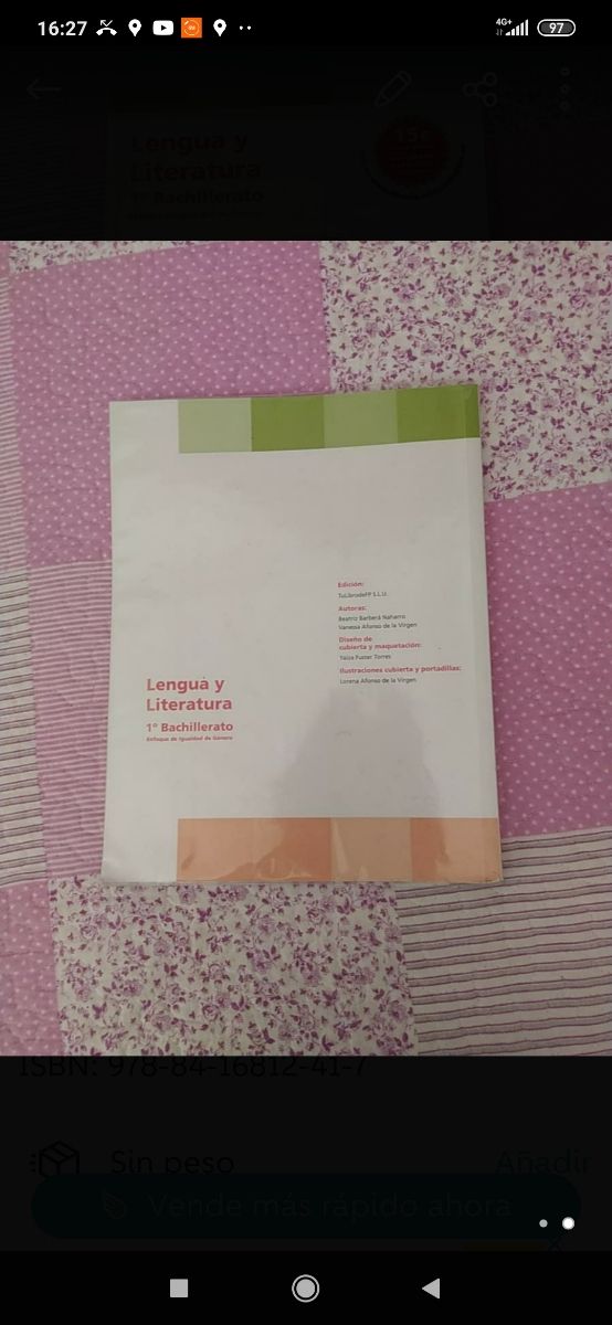 Castellano 1º bachiller. (Tengo dos libros )