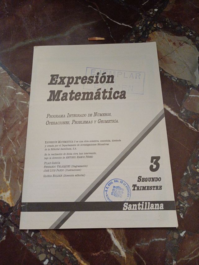 Cuaderno de matemáticas 3 Primaria