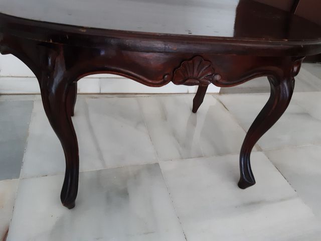 Mesa de centro de caoba