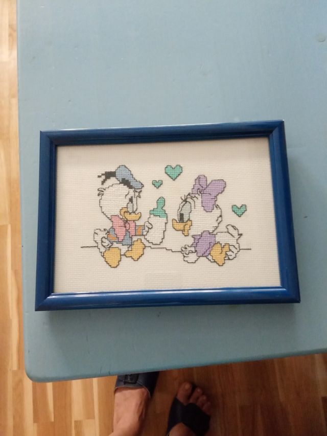 Cuadro de punto de cruz Disney