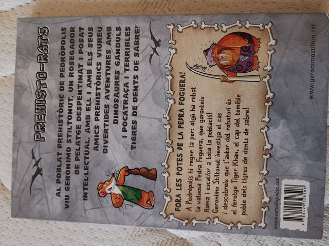 Gerónimo Stilton."Fora les potes de la piedra"