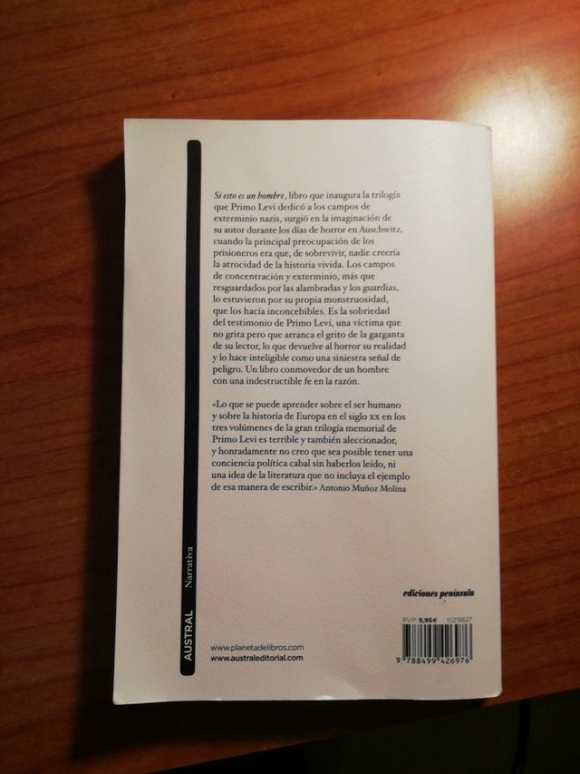 Si esto es un hombre - Primo Levi