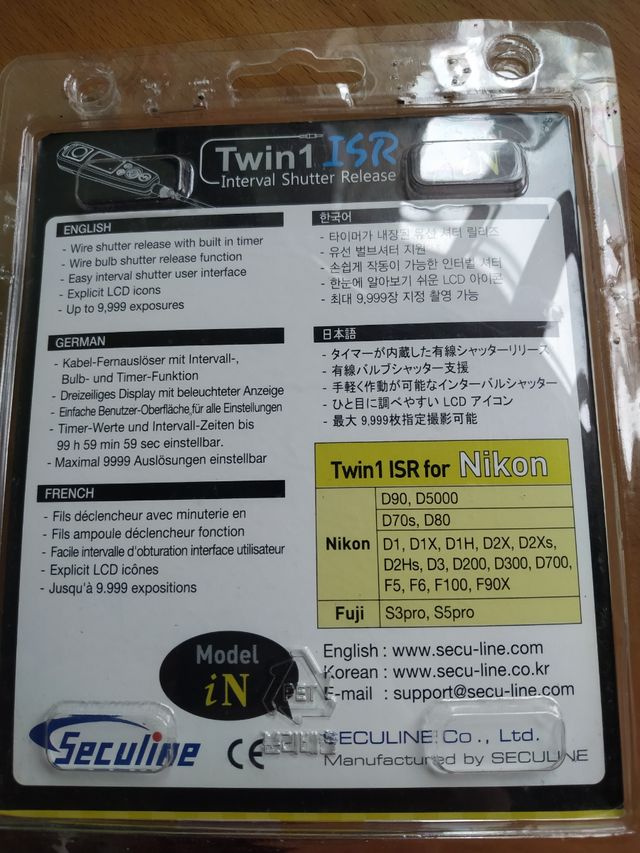 Mando control cámara de fotos