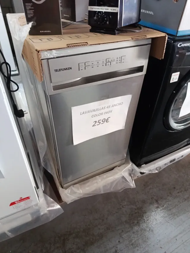 Lavavajillas Telefunken de 45 ancho inox