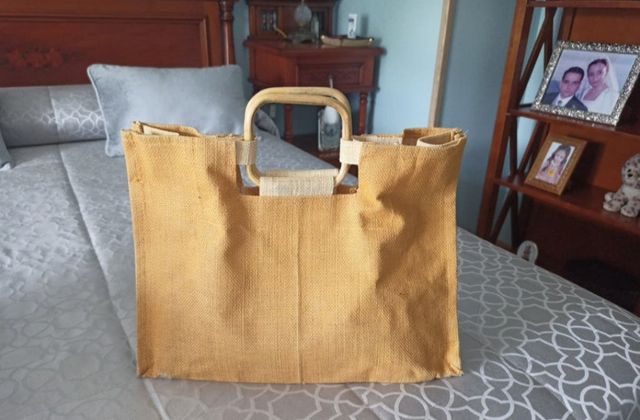 Capazo en tonos fucsia + regalo