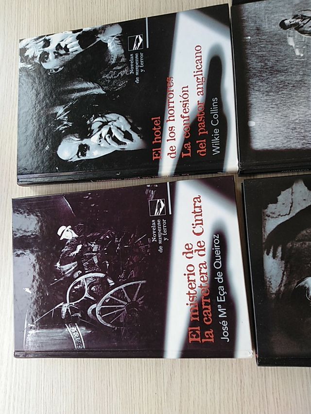 Colección de seis libros de terror.