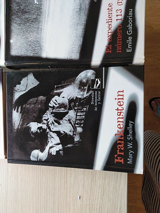 Colección de seis libros de terror.