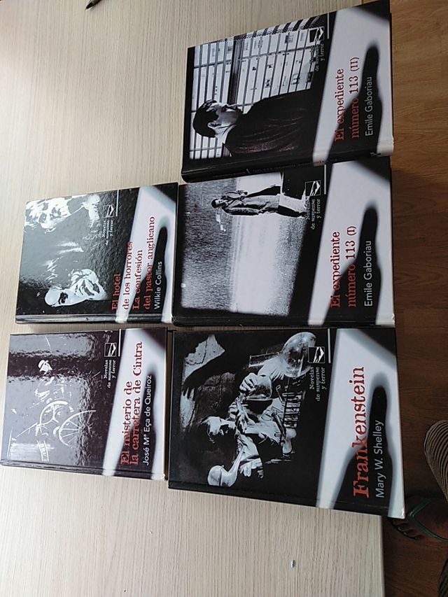 Colección de seis libros de terror.