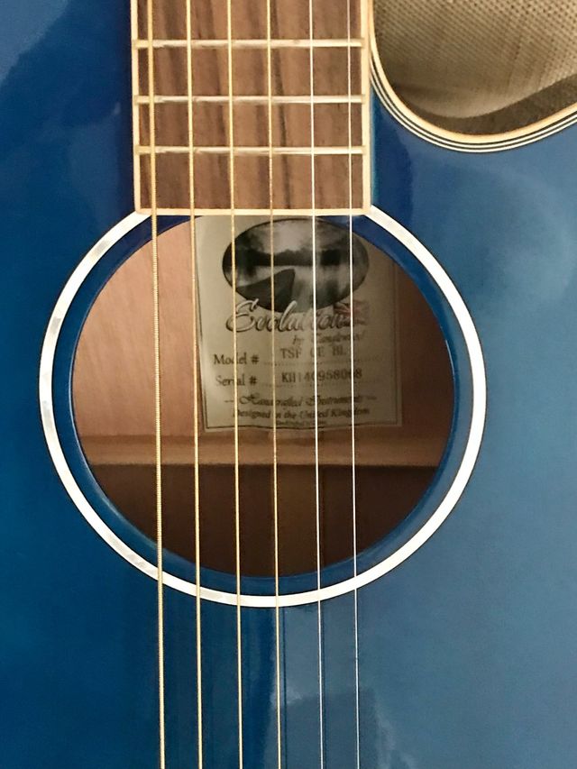 Guitarra Acústica Tanglewood TSF CE azul