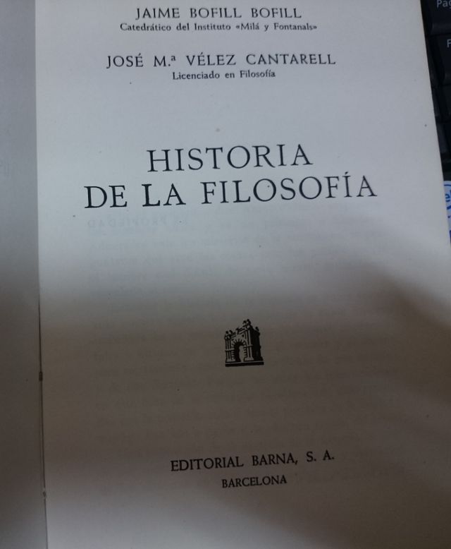 Historia de la filosofia