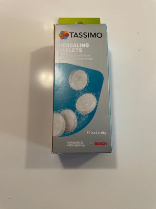 Pastillas descalcificadoras Bosch Tassimo de segunda mano por 5 EUR en  Madrid en WALLAPOP