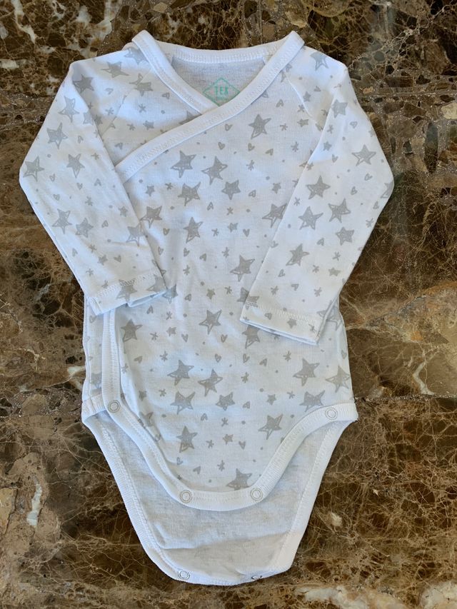 Bodys bebé 3 meses abrochados por delante