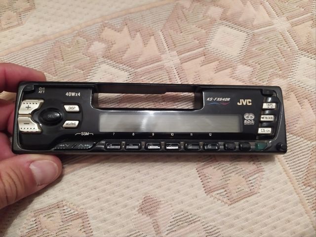 radio cd cassette JVC 4x40w ks-fx640r con cargador