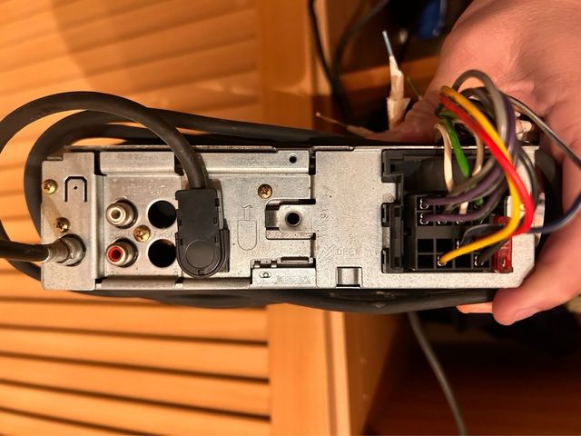 radio cd cassette JVC 4x40w ks-fx640r con cargador