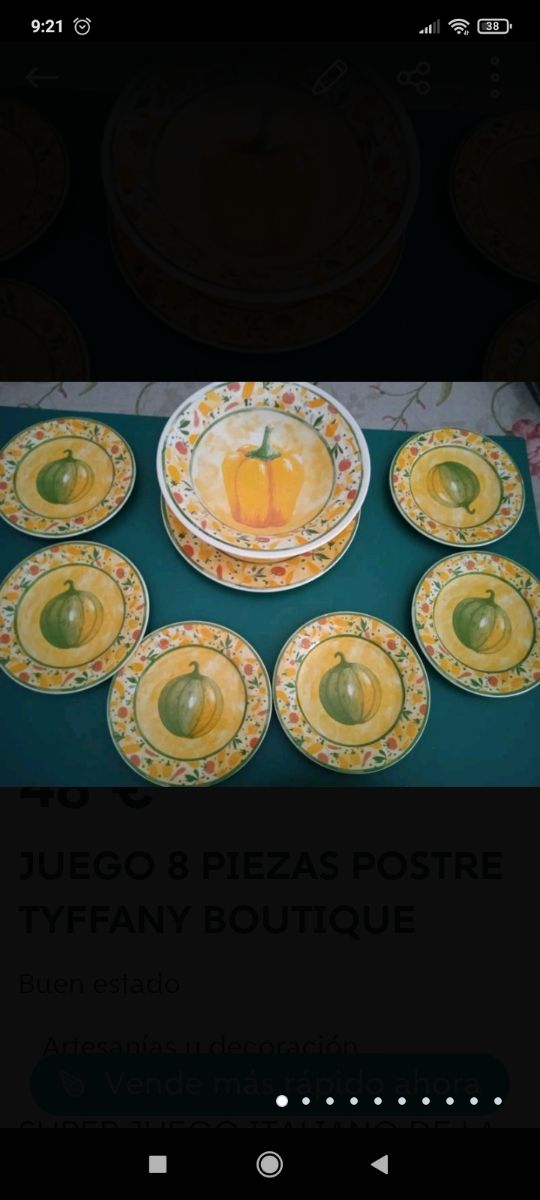 SET DA DESSERT TYFFANY BOUTIQUE